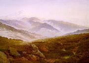 Caspar David Friedrich Riesengebirge oil painting artist